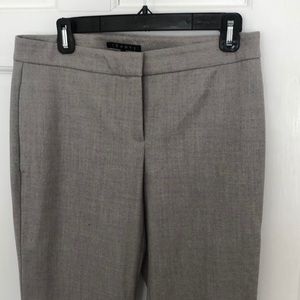 Gray wide leg trousers (Theory)